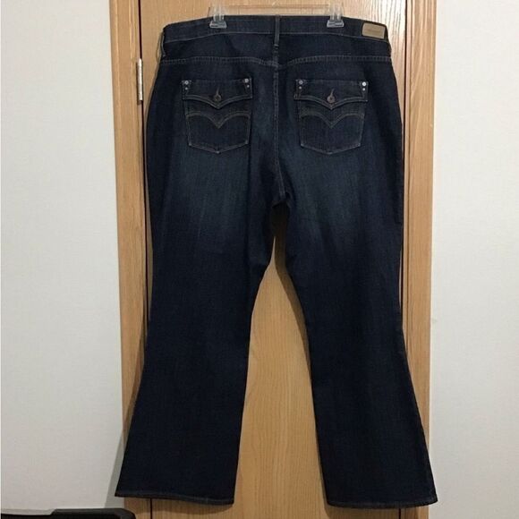 Levi's 525 Perfect Waist Flare Leg Jeans New With Tags Size 24 Plus - Picture 14 of 14